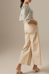 Solmi Wide Leg Pants in Sand