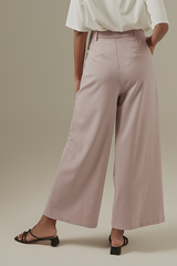Brenda Wide Leg Pants in Mauve