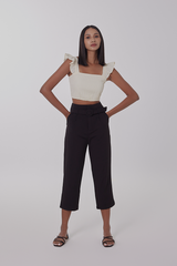 Hermoine Tapered Pants in Black