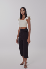 Hermoine Tapered Pants in Black