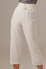 Hermoine Tapered Pants in White