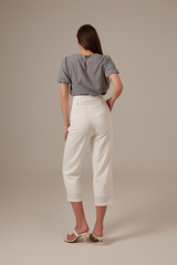 Hermoine Tapered Pants in White