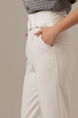 Hermoine Tapered Pants in White