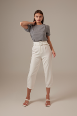 Hermoine Tapered Pants in White