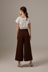 Danna Wide Leg Pants in Chocolate