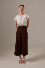 Danna Wide Leg Pants in Chocolate