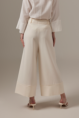 Danna Wide Leg Pants in Cream
