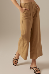 Georgia Cropped Pants in Khaki
