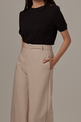 Moira Wide Leg Pants in Truffle