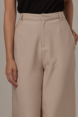 Moira Wide Leg Pants in Truffle