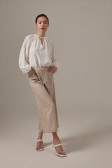 Skylar Ankle Length Culottes in Beige