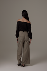 Lesha High Waist Pants in Clay