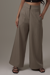 Lesha High Waist Pants in Clay