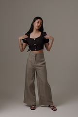 Lesha High Waist Pants in Clay