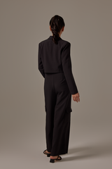 Bernette Cargo Pants in Charcoal