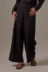 Bernette Cargo Pants in Charcoal