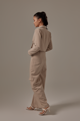 Bernette Cargo Pants in Clay