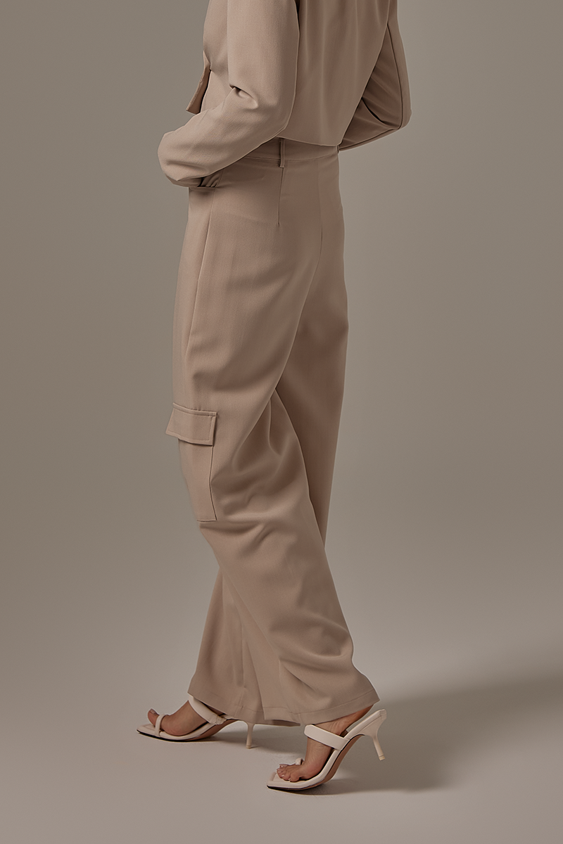 Bernette Cargo Pants in Clay