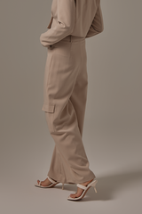 Bernette Cargo Pants in Clay