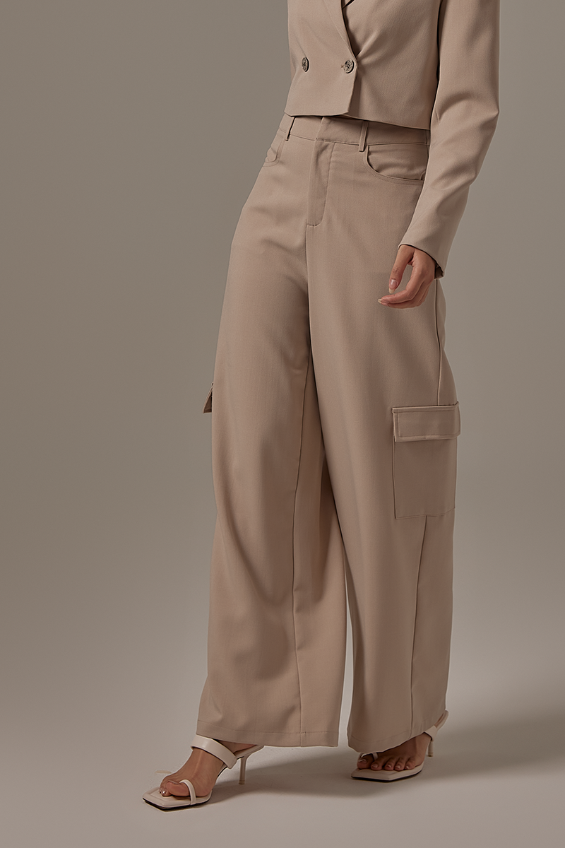 Bernette Cargo Pants in Clay