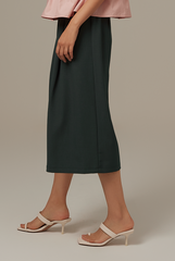 Minogue Crop Culottes in Pine