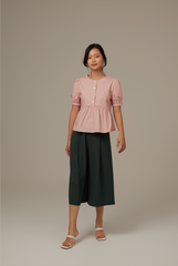 Minogue Crop Culottes in Pine