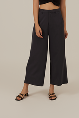Gwenda Wide Leg Pants in Charcoal