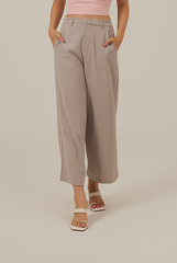 Gwenda Wide Leg Pants in Clay
