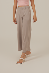 Gwenda Wide Leg Pants in Clay