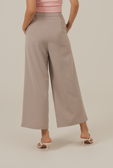 Gwenda Wide Leg Pants in Clay