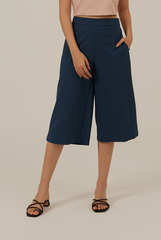 Shaney Wide Leg Culottes in Teal