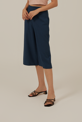 Shaney Wide Leg Culottes in Teal
