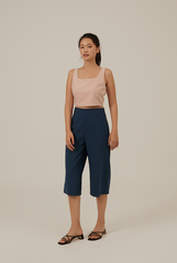Shaney Wide Leg Culottes in Teal