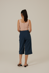 Shaney Wide Leg Culottes in Teal