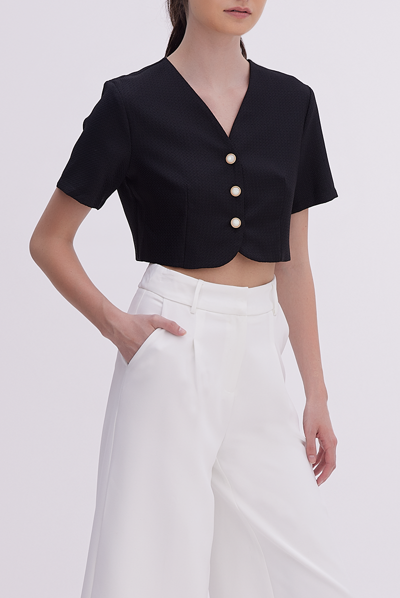 Jada Wide Leg Pants in White