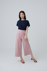 Buffy Wide Leg Culottes in Blush