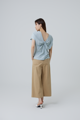 Buffy Wide Leg Culottes in Khaki