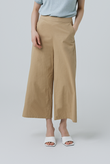 Buffy Wide Leg Culottes in Khaki