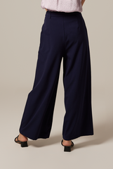 Pavelyn Wide Leg Pants in Dark Blue