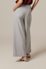Pavelyn Wide Leg Pants in Dusty Blue