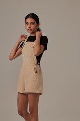 Fazia Utility Romper in Cream