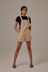 Fazia Utility Romper in Cream