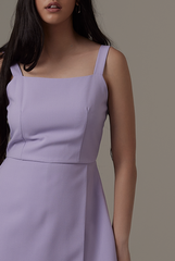 Kairee Half-Wrapped Romper in Periwinkle