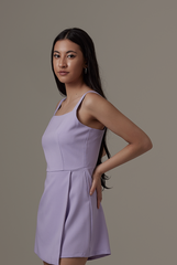 Kairee Half-Wrapped Romper in Periwinkle