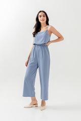 Clementine Wide Leg Jumpsuit in Periwinkle
