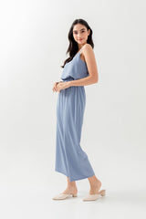 Clementine Wide Leg Jumpsuit in Periwinkle