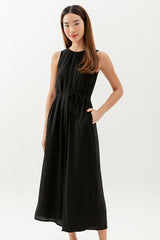 Regan Ribbon Jumpsuit in Black