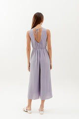 Regan Ribbon Jumpsuit in Yam