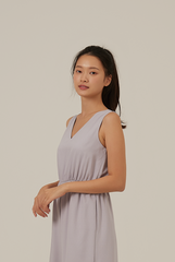 Nicole Relaxed Jumpsuit in Light Grey