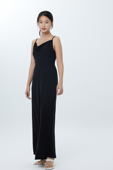 Zaraye Cowl Neck Jumpsuit in Black